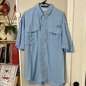 Columbia Men’s PFG Bahama Short Sleeve Shirt Size XL